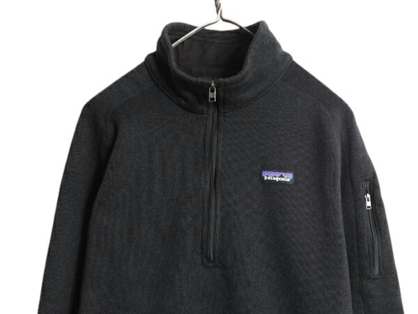 パタゴニア ベターセーター ハーフジップ レディース XL / 19年製 Patagonia アウトドア フリース ジャケット プルオーバー ジャンパー 黒