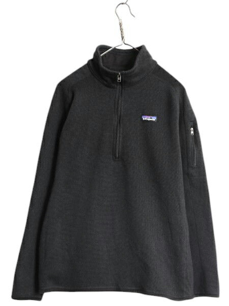 パタゴニア ベターセーター ハーフジップ レディース XL / 19年製 Patagonia アウトドア フリース ジャケット プルオーバー ジャンパー 黒