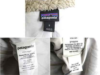 パタゴニア ロスガトス フリース ベスト レディース S 古着 18年製 Patagonia 毛長 パイル ボア 重ね着 フルジップ アウトドア ハイネック