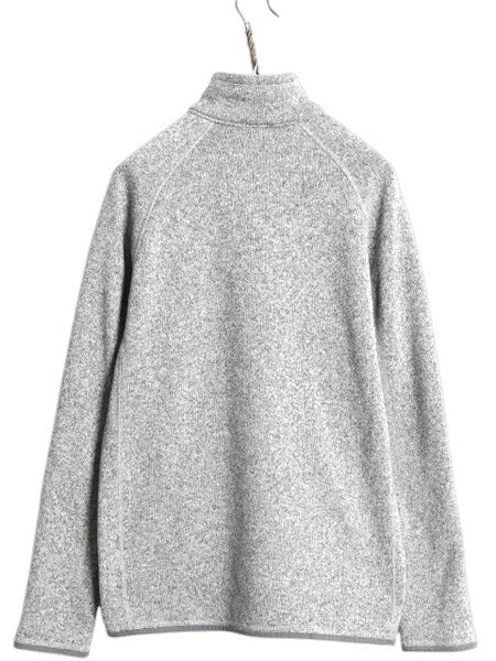 パタゴニア ベターセーター ハーフジップ メンズ M 18年製 Patagonia フリース ジャケット プルオーバー ブルゾン 裏起毛 カレッジ 刺繍 灰