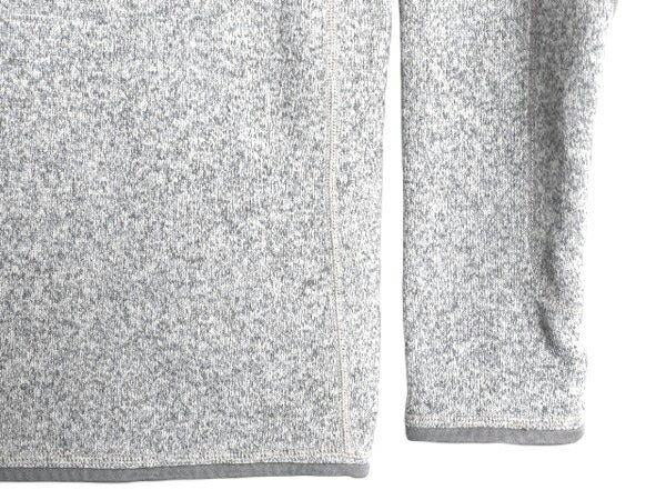 パタゴニア ベターセーター ハーフジップ メンズ M 18年製 Patagonia フリース ジャケット プルオーバー ブルゾン 裏起毛 カレッジ 刺繍 灰