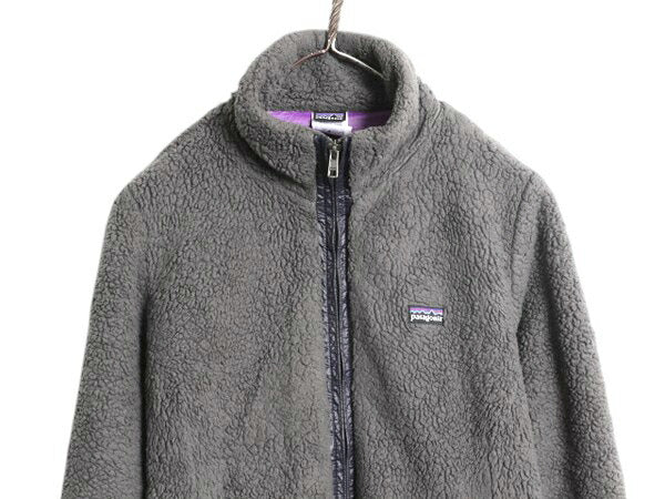 パタゴニア ロスロボス ジャケット レディース S 古着 10年製 Patagonia パイル フリース フルジップ ブルゾン ハイネック アウトドア 廃盤