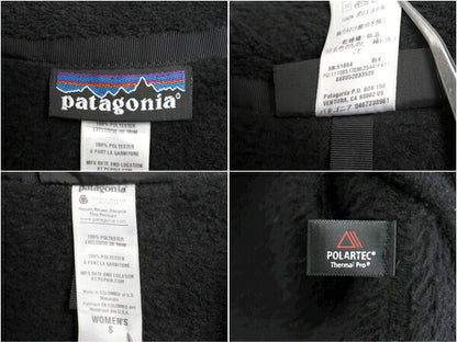 パタゴニア リツール スナップT プルオーバー ジャケット レディース S / 11年製 Patagonia フリース アウトドア ブルゾン ハイネック 黒
