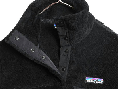パタゴニア リツール スナップT プルオーバー ジャケット レディース S / 11年製 Patagonia フリース アウトドア ブルゾン ハイネック 黒