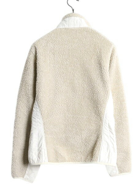 パタゴニア クラシック レトロX ジャケット レディース XS 古着 09年製 Patagonia フルジップ アウトドア フリース パイル 廃盤 ナチュラル