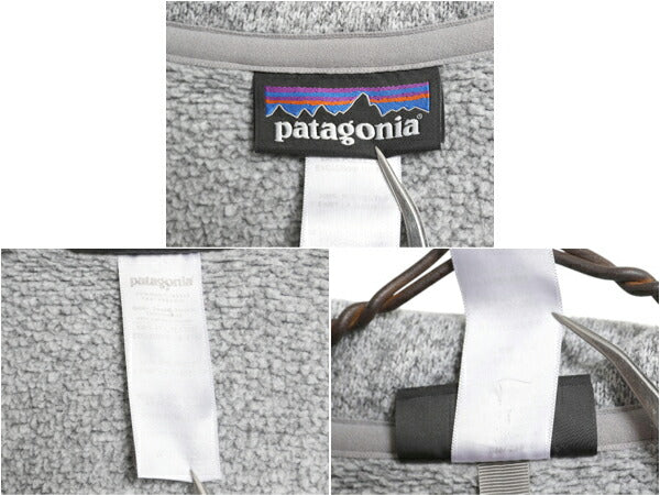 パタゴニア ベターセーター ハーフジップ レディース L  灰 古着 Patagonia アウトドア フリース ジャケット プルオーバー ブルゾン グレー