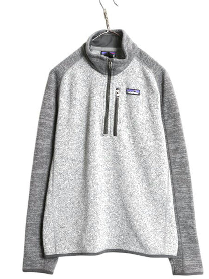 パタゴニア ベターセーター ハーフジップ メンズ M / 19年製 Patagonia アウトドア フリース ジャケット プルオーバー ハイネック ツートン