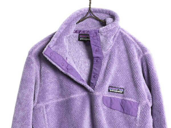 パタゴニア リツール スナップT プルオーバー ジャケット レディース S / 古着 15年製 Patagonia フリース アウトドア ブルゾン ハイネック
