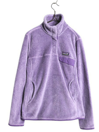 パタゴニア リツール スナップT プルオーバー ジャケット レディース S / 古着 15年製 Patagonia フリース アウトドア ブルゾン ハイネック