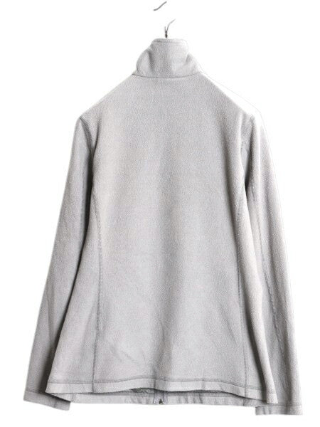 パタゴニア マイクロD フリース ジャケット レディース M / 19年製 Patagonia アウトドア ハイネック フルジップ ジャンパー ポケット付き