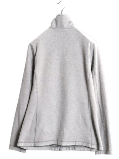 パタゴニア マイクロD フリース ジャケット レディース M / 19年製 Patagonia アウトドア ハイネック フルジップ ジャンパー ポケット付き