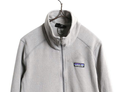 パタゴニア マイクロD フリース ジャケット レディース M / 19年製 Patagonia アウトドア ハイネック フルジップ ジャンパー ポケット付き