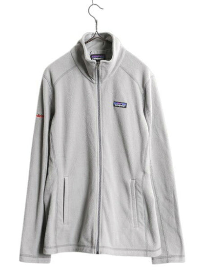 パタゴニア マイクロD フリース ジャケット レディース M / 20年製 Patagonia アウトドア ハイネック フルジップ ジャンパー ポケット付き
