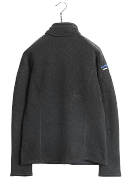 パタゴニア ベターセーター ジャケット レディース S / 14年製 Patagonia アウトドア フリース フルジップ ブルゾン ニット ハイネック 黒