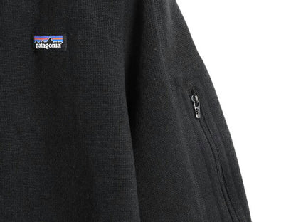 パタゴニア ベターセーター ジャケット レディース S / 14年製 Patagonia アウトドア フリース フルジップ ブルゾン ニット ハイネック 黒