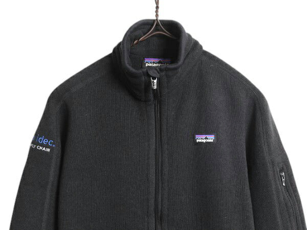 パタゴニア ベターセーター ジャケット レディース S / 14年製 Patagonia アウトドア フリース フルジップ ブルゾン ニット ハイネック 黒