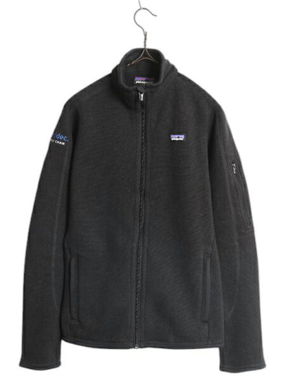 パタゴニア ベターセーター ジャケット レディース S / 14年製 Patagonia アウトドア フリース フルジップ ブルゾン ニット ハイネック 黒