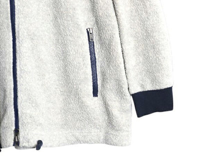 パタゴニア シアーリング ジャケット レディース XS 18年製 Patagonia アウトドア フルジップ フリース 毛足 ボア ハイネック ツートン 灰