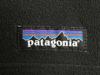 US企画 パタゴニア マイクロD スナップT レディース M 黒 古着 PATAGONIA アウトドア プルオーバー フリース ジャケット ブルゾン ブラック