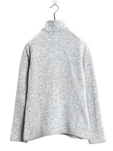 パタゴニア ベターセーター ハーフジップ レディース M 16年製 Patagonia ニット フリース ジャケット プルオーバー ジャンパー 裏起毛 灰