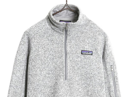 パタゴニア ベターセーター ハーフジップ レディース M 16年製 Patagonia ニット フリース ジャケット プルオーバー ジャンパー 裏起毛 灰