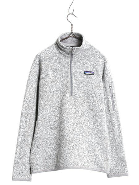 パタゴニア ベターセーター ハーフジップ レディース M 16年製 Patagonia ニット フリース ジャケット プルオーバー ジャンパー 裏起毛 灰