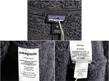 パタゴニア ロスガトス ハーフジップ レディース M 古着 18年製 Patagonia パイル フリース ボア ジャケット プルオーバー アウトドア 濃灰
