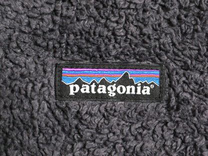 パタゴニア ロスガトス ハーフジップ レディース M 古着 18年製 Patagonia パイル フリース ボア ジャケット プルオーバー アウトドア 濃灰