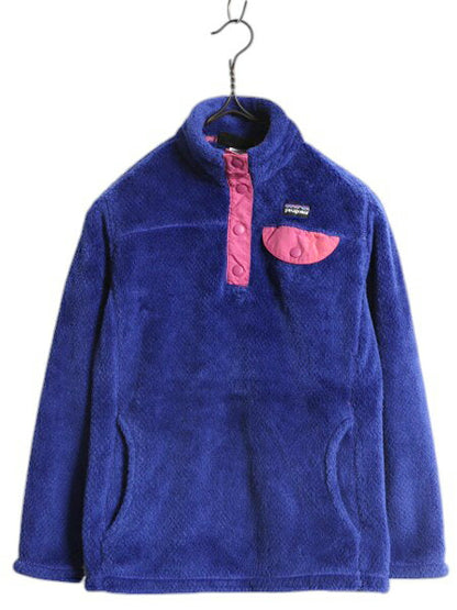 パタゴニア リツール スナップT プルオーバー ジャケット ガールズ M 140cm レディース XS 12年製 Patagonia フリース アウトドア ブルゾン