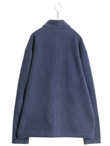 パタゴニア マイクロ シンチラ フリース ジャケット メンズ L 古着 11年製 Patagonia アウトドア フルジップ ジャンパー ブルゾン 紺 企業