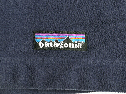 パタゴニア マイクロ シンチラ フリース ジャケット メンズ L 古着 11年製 Patagonia アウトドア フルジップ ジャンパー ブルゾン 紺 企業