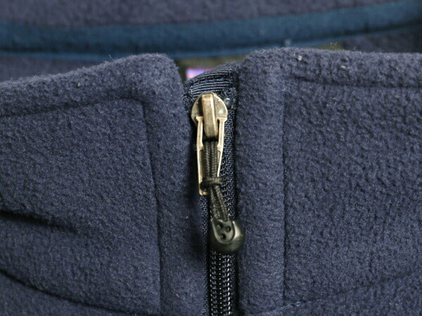 パタゴニア マイクロ シンチラ フリース ジャケット メンズ L 古着 11年製 Patagonia アウトドア フルジップ ジャンパー ブルゾン 紺 企業