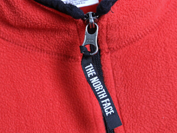 ノースフェイス ハーフジップ 長袖 フリース Tシャツ メンズ XL 古着 The North Face ストレッチ ハイネック プルオーバー 薄手 ツートン