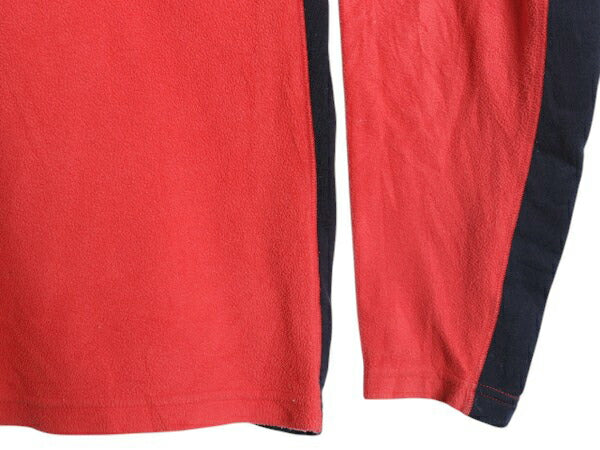 ノースフェイス ハーフジップ 長袖 フリース Tシャツ メンズ XL 古着 The North Face ストレッチ ハイネック プルオーバー 薄手 ツートン
