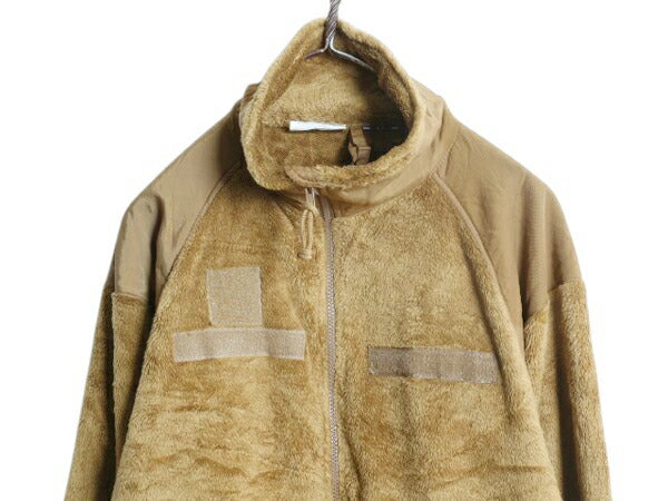 民間 GEN3 フルジップ 毛長 フリース ジャケット MEDIUM / 古着 ミリタリーECWCS レベル3 ジャンパー ARMY ブルゾン コヨーテ ジャンパー