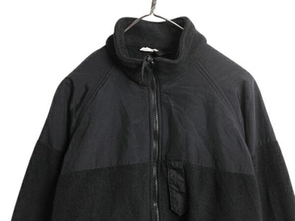 米軍実物 US NAVY ECWCS GEN2 フルジップ フリース ジャケット MEDIUM REGULAR / 黒 19年製 ミリタリー 軍物 レベル2 ジャンパー ライナー