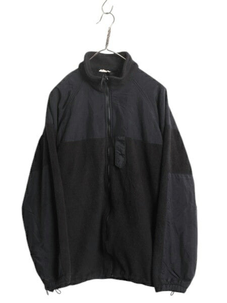 米軍実物 US NAVY ECWCS GEN2 フルジップ フリース ジャケット MEDIUM REGULAR / 黒 19年製 ミリタリー 軍物 レベル2 ジャンパー ライナー