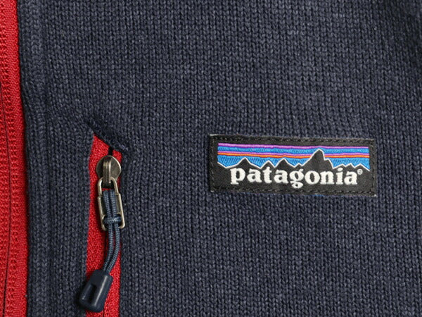 パタゴニア パフォーマンス ベターセーター メンズ XL 古着 19年製 Patagonia フリース セーター ハーフジップ ストレッチ 大きいサイズ 紺