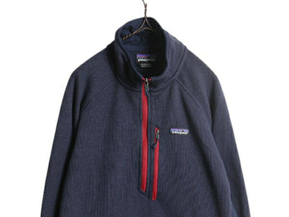 パタゴニア パフォーマンス ベターセーター メンズ XL 古着 19年製 Patagonia フリース セーター ハーフジップ ストレッチ 大きいサイズ 紺