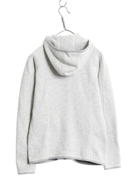 パタゴニア ベターセーター フーディ レディース S / 13年製 Patagonia フリース  パーカー ジャケット フルジップ ブルゾン ハイネック 灰