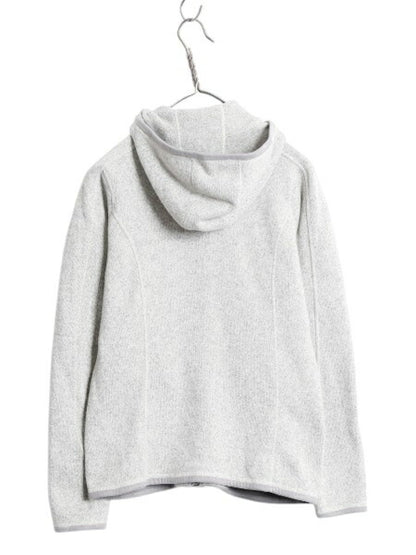 パタゴニア ベターセーター フーディ レディース S / 13年製 Patagonia フリース  パーカー ジャケット フルジップ ブルゾン ハイネック 灰