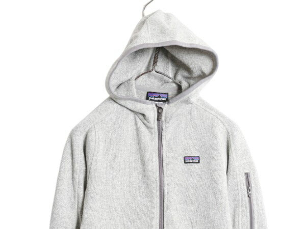 パタゴニア ベターセーター フーディ レディース S / 13年製 Patagonia フリース  パーカー ジャケット フルジップ ブルゾン ハイネック 灰