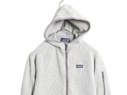 パタゴニア ベターセーター フーディ レディース S / 13年製 Patagonia フリース  パーカー ジャケット フルジップ ブルゾン ハイネック 灰