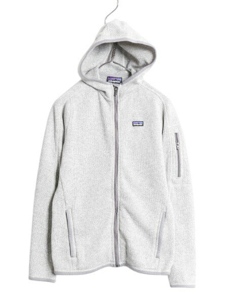 パタゴニア ベターセーター フーディ レディース S / 13年製 Patagonia フリース  パーカー ジャケット フルジップ ブルゾン ハイネック 灰