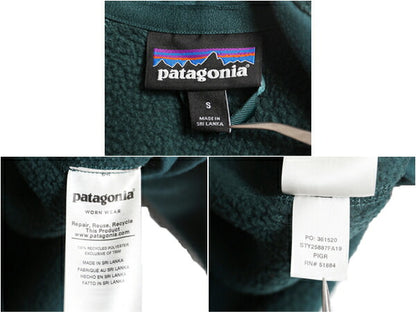 パタゴニア ベターセーター ベスト レディース S 19年製 Patagonia フリース セーター 前開き フルジップ アウトドア ハイネック 重ね着 緑