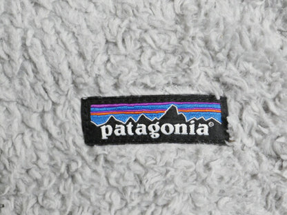パタゴニア ロスガトス フリース ベスト レディース S 古着 Patagonia ハイ パイル ボア 重ね着 フルジップ アウトドア ハイネック ジレ 灰