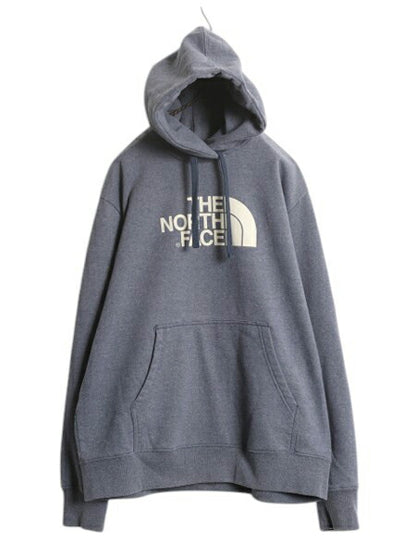 US企画 ノースフェイス プリント スウェット フード パーカー メンズ XL / The North Face プルオーバー トレーナー 大きいサイズ 裏起毛