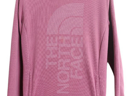 ノースフェイス プリント スウェット フード パーカー レディース M The North Face アウトドア プルオーバー トレーナー 裏起毛 ツートン