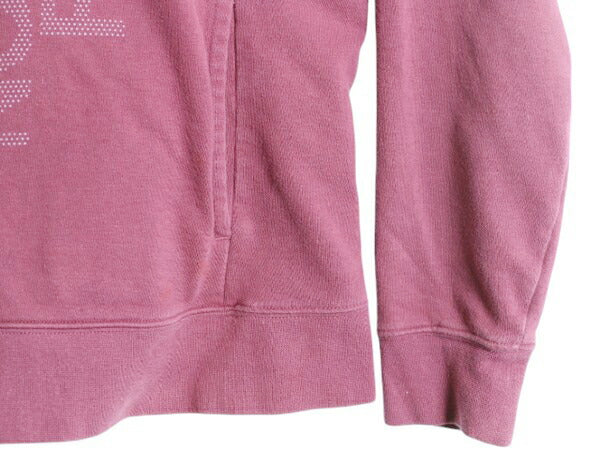 ノースフェイス プリント スウェット フード パーカー レディース M The North Face アウトドア プルオーバー トレーナー 裏起毛 ツートン