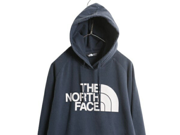 ノースフェイス プリント スウェット フード パーカー レディース XL / The North Face プルオーバー トレーナー 裏起毛 大きいサイズ 薄手